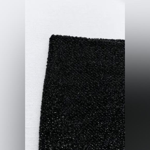 Zara JACQUARD BOUCLE MIDI SKIRT WITH SHINY THREAD - Picture 7 of 11